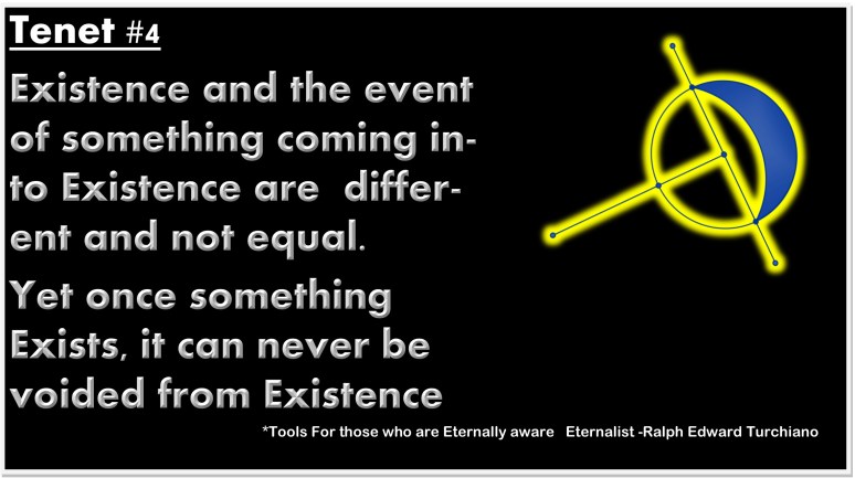 Tools For those who are Eternally aware Eternalist -Ralph Edward Turchiano Aperiophobia