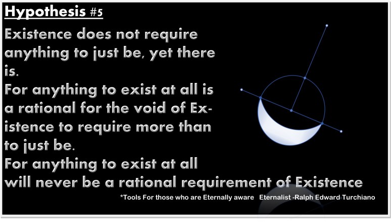 Tools For those who are Eternally aware   Eternalist -Ralph Edward Turchiano